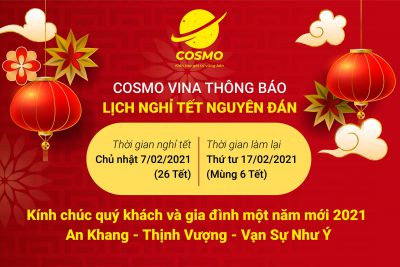 Thông báo lịch nghỉ tết nguyên đán 2021