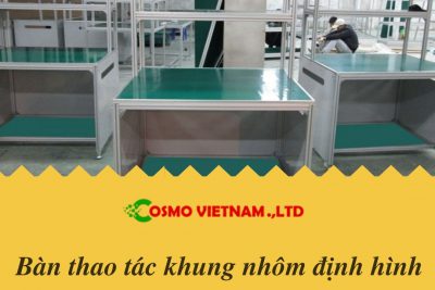 Quality aluminum profile working table in Hanoi