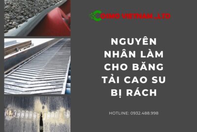 Nguyên nhân làm cho băng tải cao su bị rách