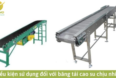 Điều kiện sử dụng đối với băng tải cao su chịu nhiệt