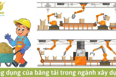 Ứng dụng của băng tải trong ngành xây dựng