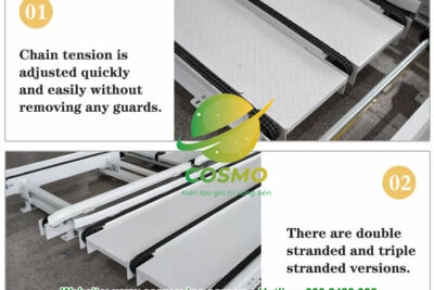 Hệ thống vận chuyển pallet tải trọng nặng