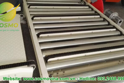 Hệ thống băng tải chuyển pallet có động cơ