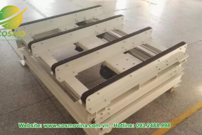 Hệ thống băng tải chuyển pallet có động cơ