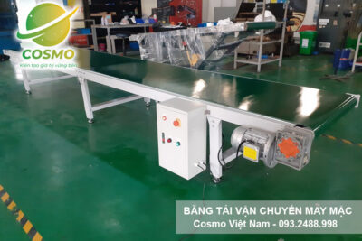 Hoàn thiện băng tải vận chuyển nhà máy may mặc