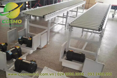Băng tải con lăn trực tiếp điều khiển dây chuyền nhà máy