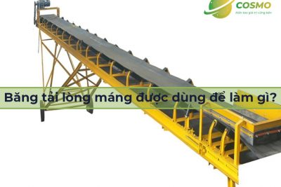 Băng tải lòng máng được dùng để làm gì?