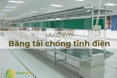 Ưu điểm của băng tải chống tĩnh điện trong sản xuất