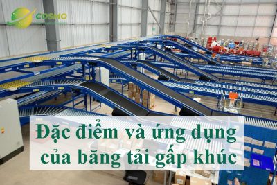 Tìm hiểu về đặc điểm và ứng dụng của băng tải gấp khúc
