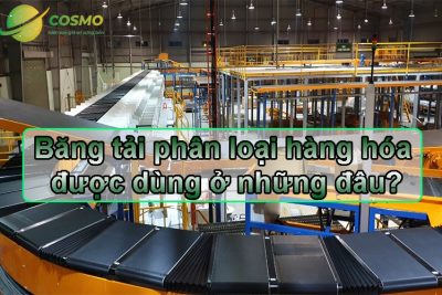 Băng tải phân loại hàng hóa được dùng ở những đâu?