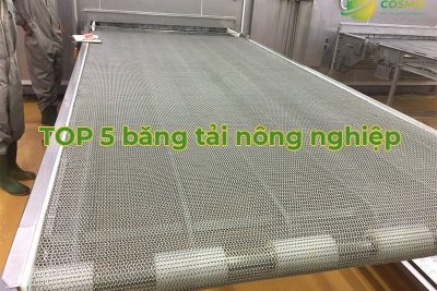 TOP 5 loại băng tải nông nghiệp được sử dụng nhiều nhất