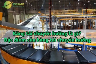 Băng tải chuyển hướng là gì? Đặc điểm của băng tải chuyển hướng