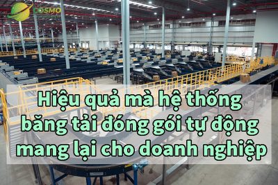 Hiệu quả mà hệ thống băng tải đóng gói tự động mang lại cho doanh nghiệp