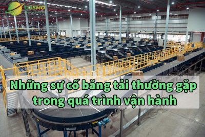 Những sự cố băng tải thường gặp trong quá trình vận hành