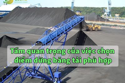 Tầm quan trọng của việc chọn điểm dừng băng tải phù hợp