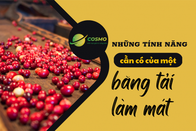 Những tính năng cần có của một băng tải làm mát
