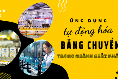 Ứng dụng tự động hóa băng chuyền trong ngành giải khát