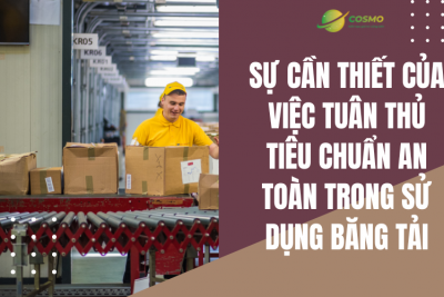 Sự cần thiết của việc tuân thủ tiêu chuẩn an toàn trong sử dụng băng tải