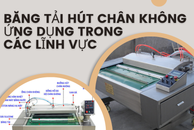Băng tải hút chân không là gì? Ứng dụng của băng tải hút chân không