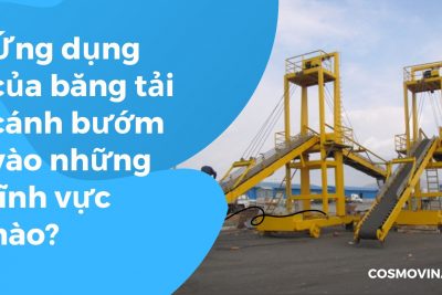 Ứng dụng của băng tải cánh bướm vào những lĩnh vực nào?