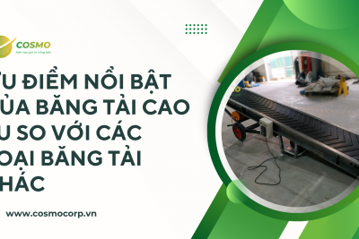 Ưu điểm nổi bật của băng tải cao su so với các loại băng tải khác
