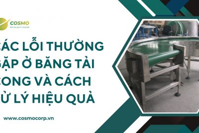 Các lỗi thường gặp ở băng tải cong và cách xử lý hiệu quả