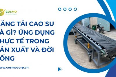 Băng tải cao su là gì? Ứng dụng thực tế trong sản xuất và đời sống