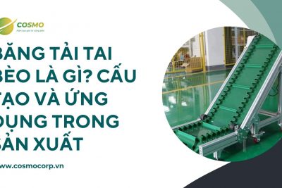 Băng tải tai bèo là gì? Cấu tạo và ứng dụng trong sản xuất