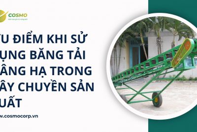 Ưu điểm khi sử dụng băng tải nâng hạ trong dây chuyền sản xuất