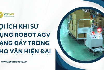 Lợi ích khi sử dụng robot AGV dạng đẩy trong kho vận hiện đại