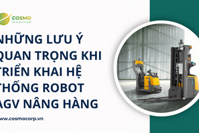 Những lưu ý quan trọng khi triển khai hệ thống robot AGV nâng hàng