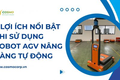 5 lợi ích nổi bật khi sử dụng robot AGV nâng hàng tự động