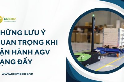 Những lưu ý quan trọng khi vận hành AGV dạng đẩy
